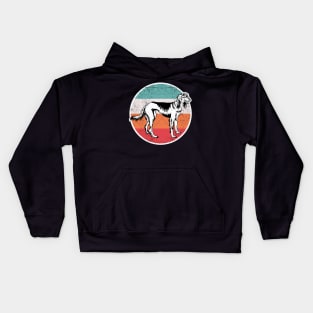 Vintage Retro Greyhound Kids Hoodie